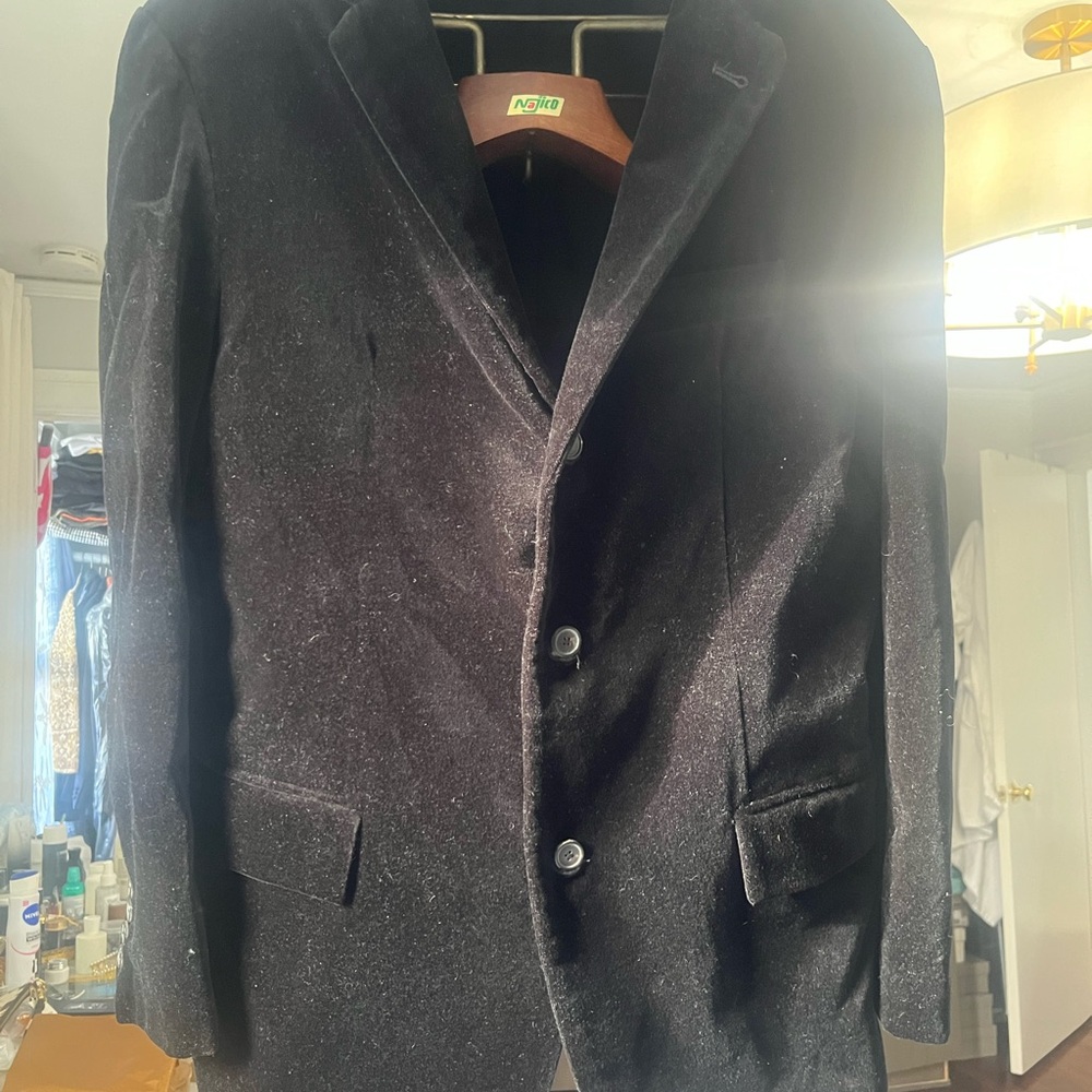 Polo Ralph Lauren Black Velvet Blazer
